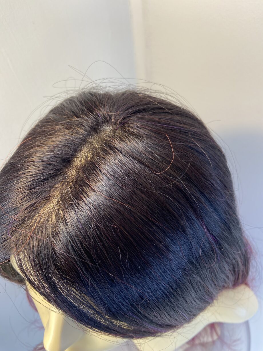 New long burgundy rooted wig. Bulw304