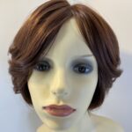 Lovely auburn brown shiny wig. Brms769