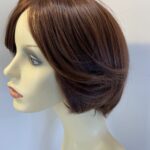 Lovely auburn brown shiny wig. Brms769