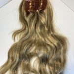 Hair piece. Long blonde wavy. Bllw633