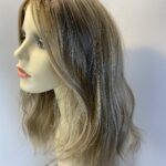 Long blonde rooted wig. Blls3323