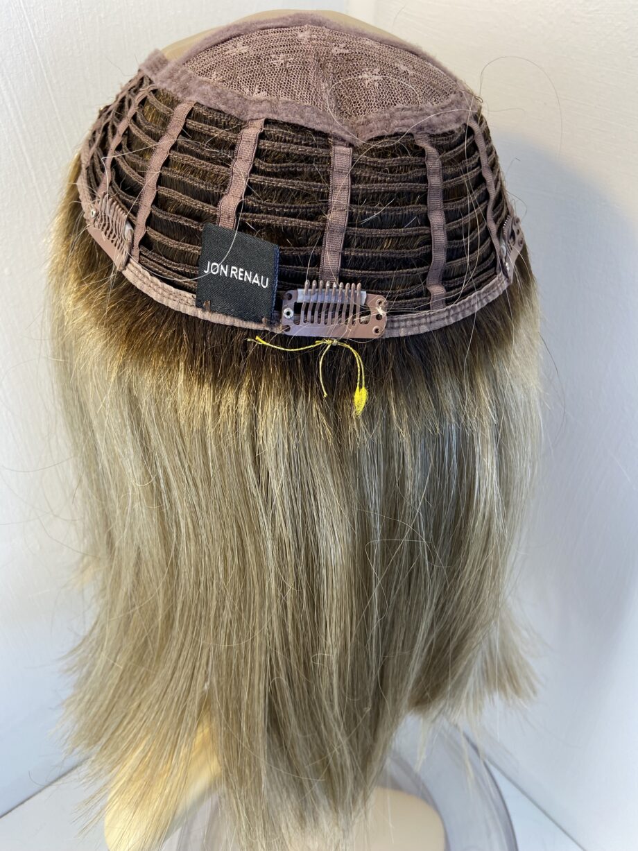 Long blonde rooted designer wig. Blls3327