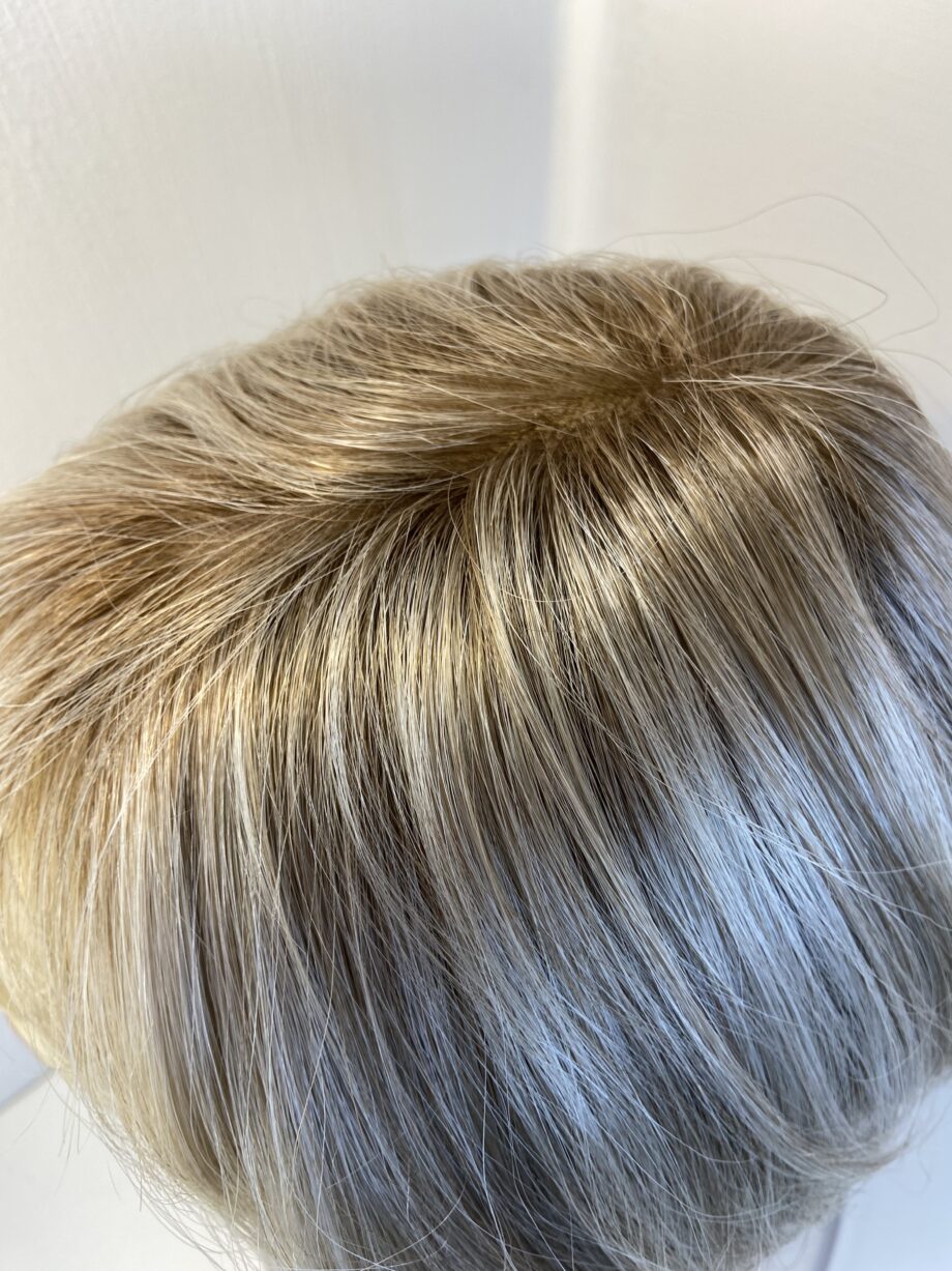 Never worn blonde soft cap wig. Blss3340