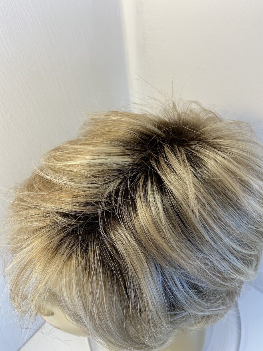 Raquel Welch blonde rooted wig. Blss824