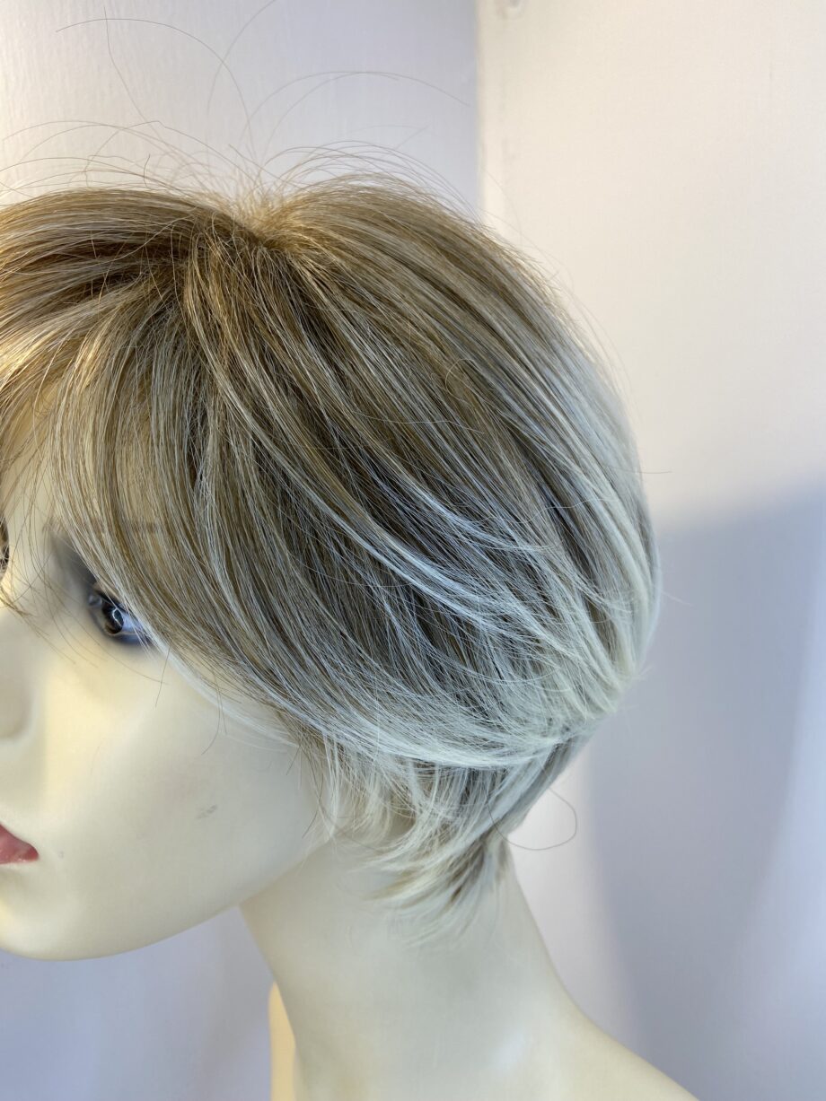 Blonde highlighted short wig. Blss825