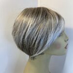 Silver grey modern wig. Gss826