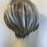 Silver grey modern wig. Gss826