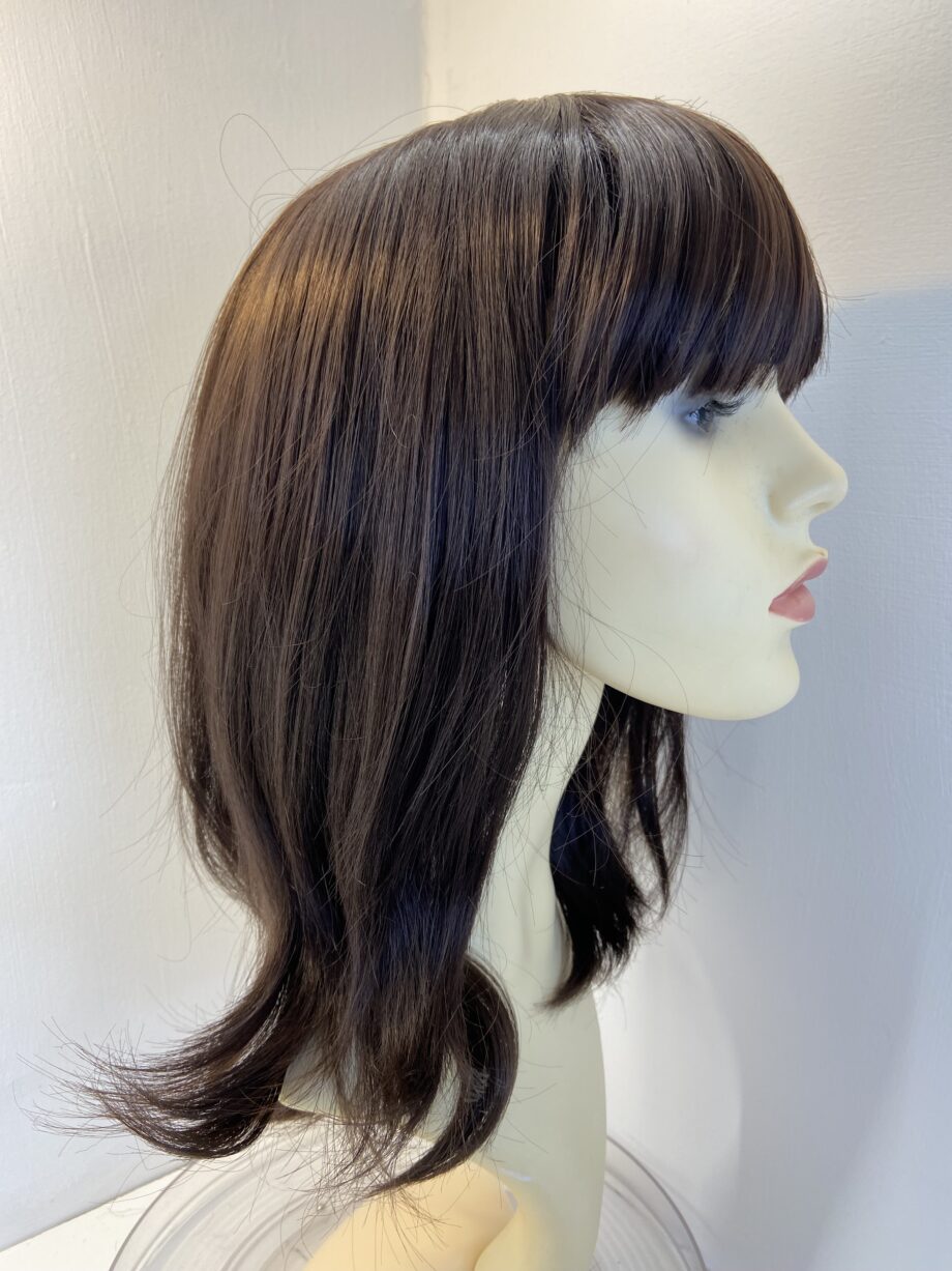Long new dark brown wig. Brls637
