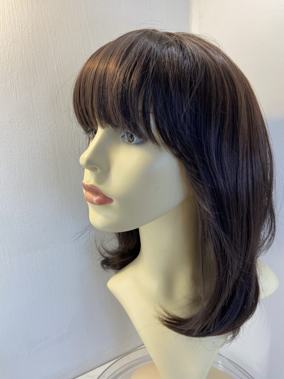Long new dark brown wig. Brls637