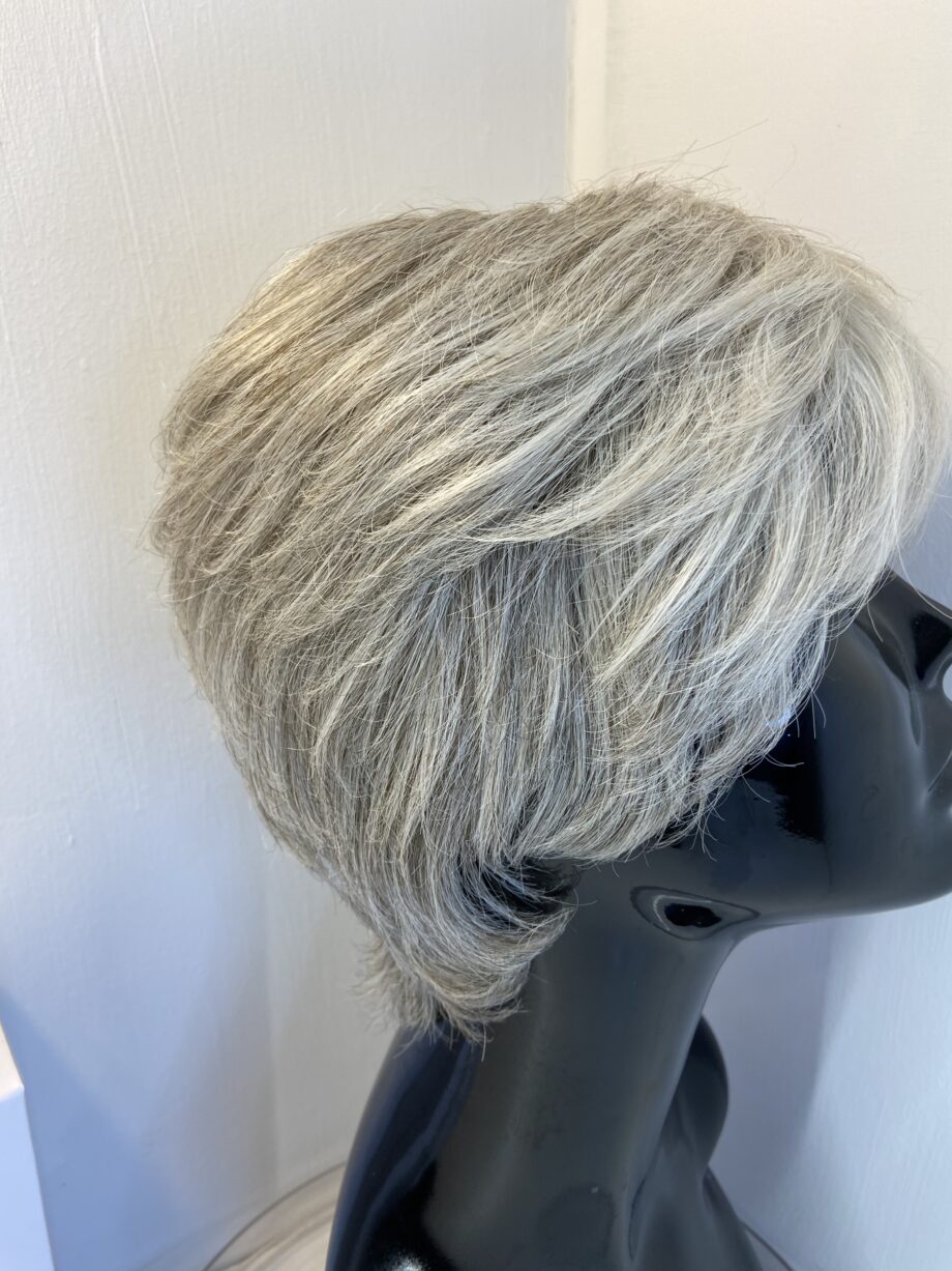 Stunning grey new hair society wig. Bgss645