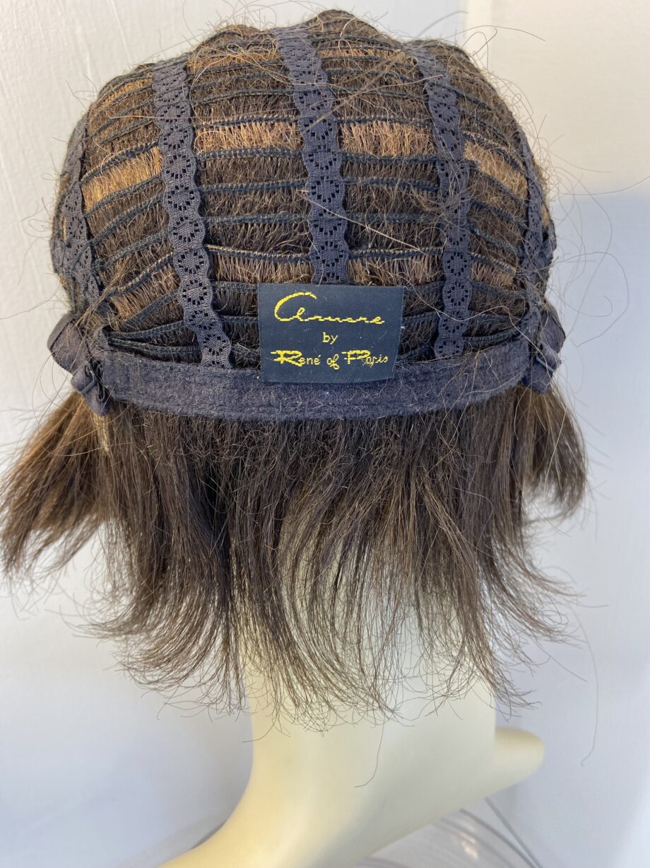 Shiny highlighted brown Rene of Paris wig. Brms3346