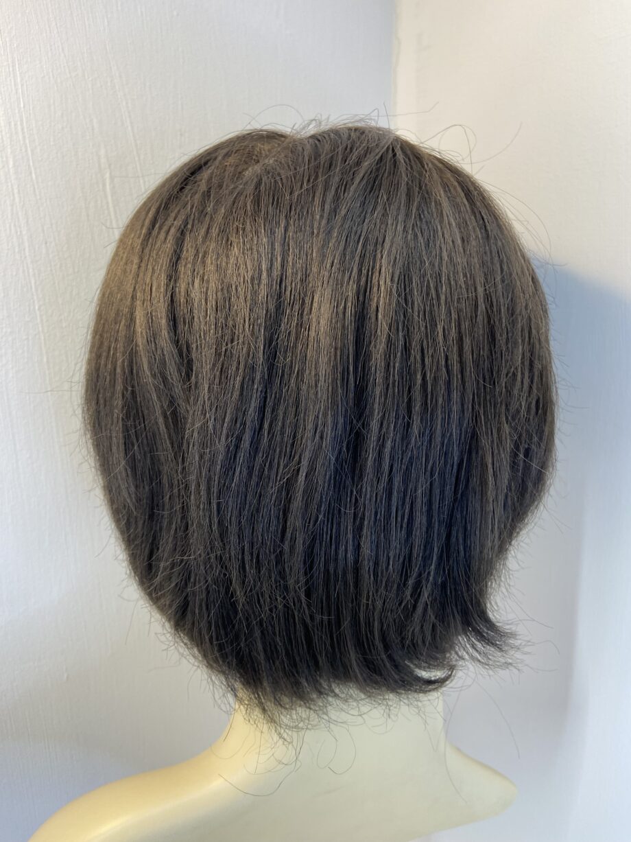 Dark brown short full wig. Brss3350