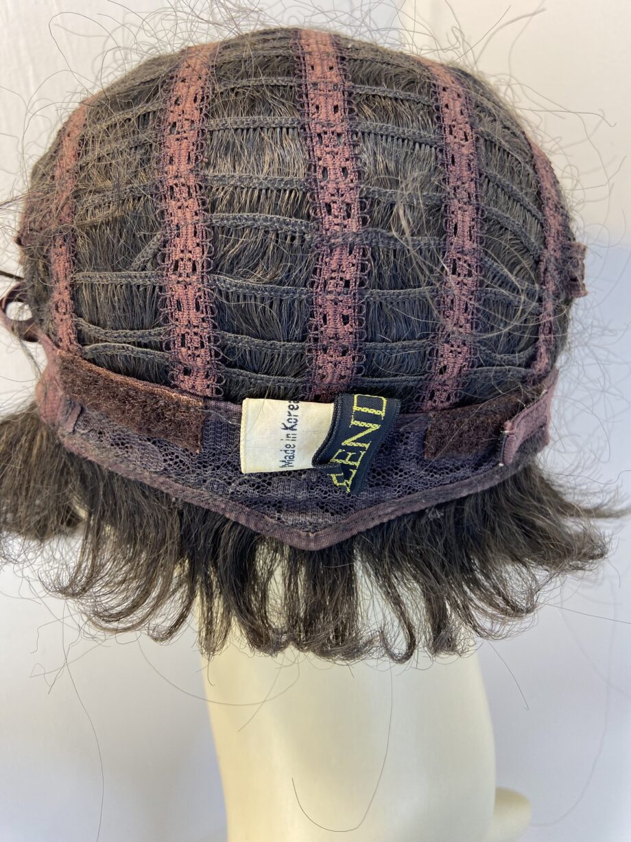 Dark brown short full wig. Brss3350
