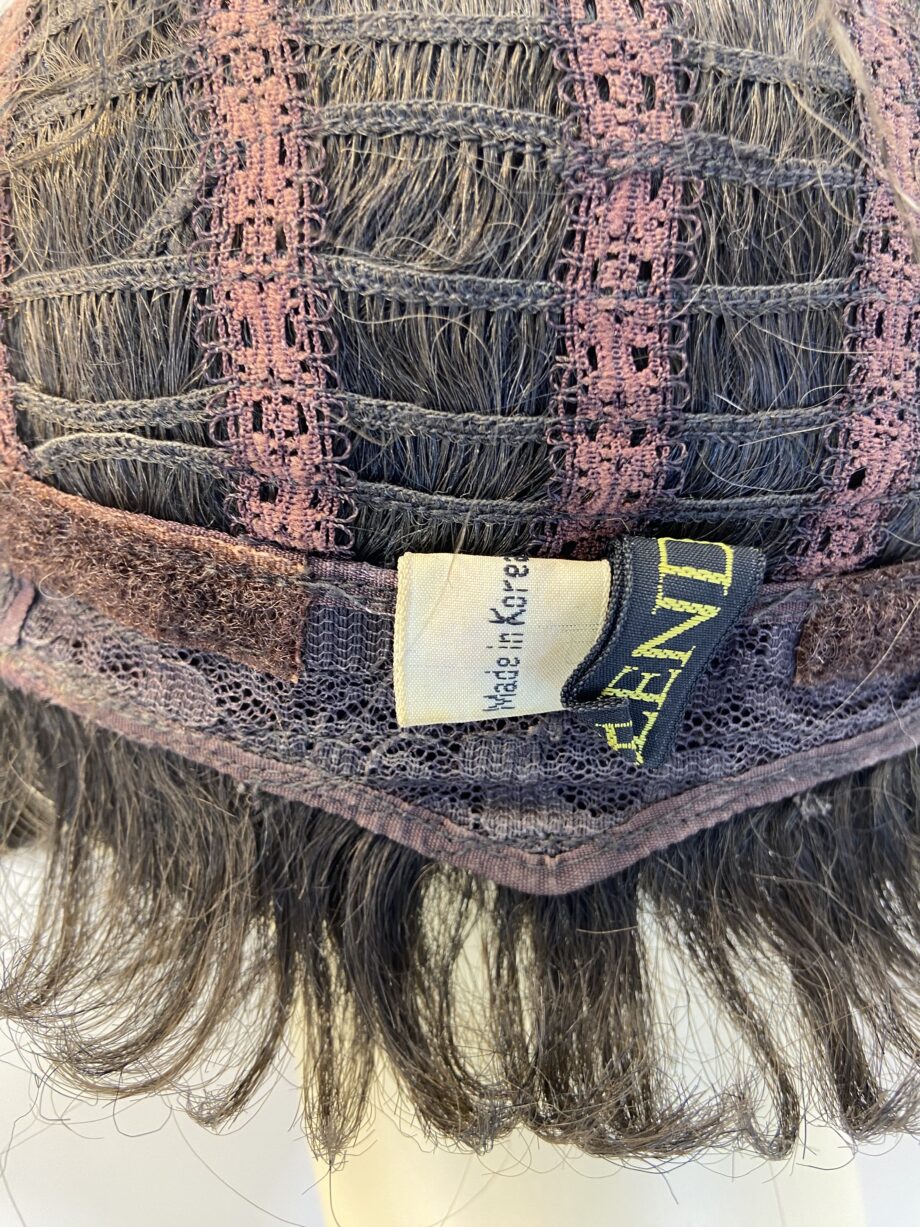 Dark brown short full wig. Brss3350
