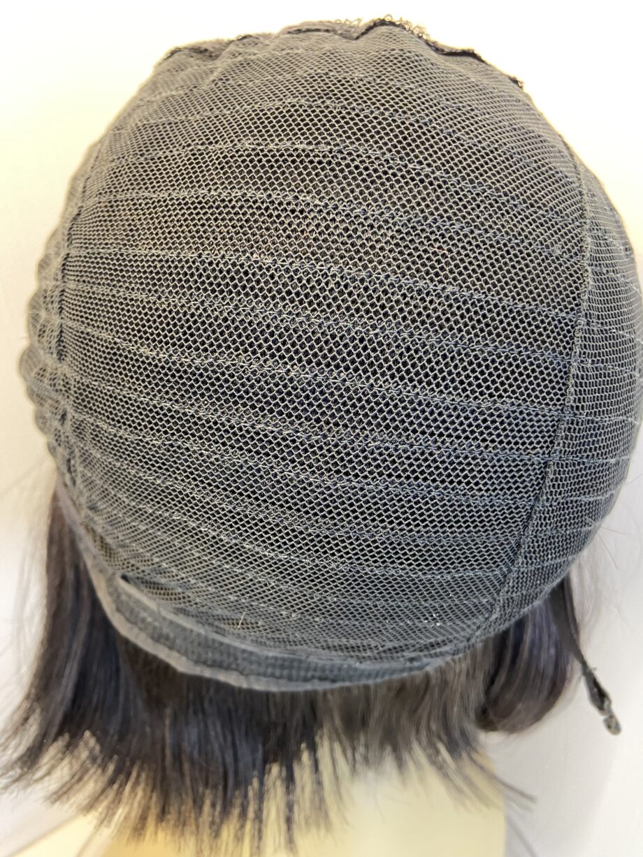 Black human hair wig. Bblams649