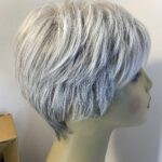 Natural image silver grey wig. Bgss656