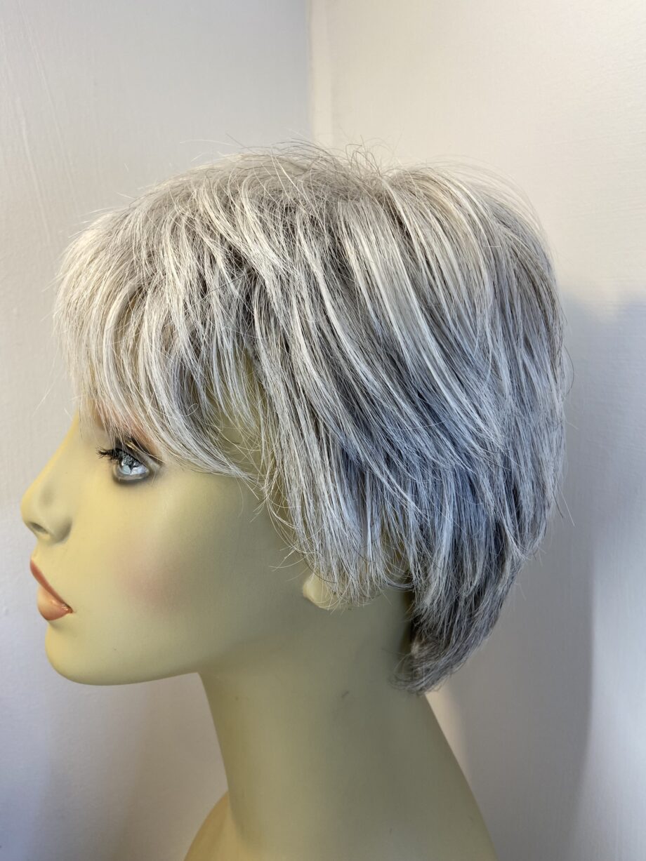 Natural image silver grey wig. Bgss656