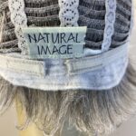 Natural image silver grey wig. Bgss656