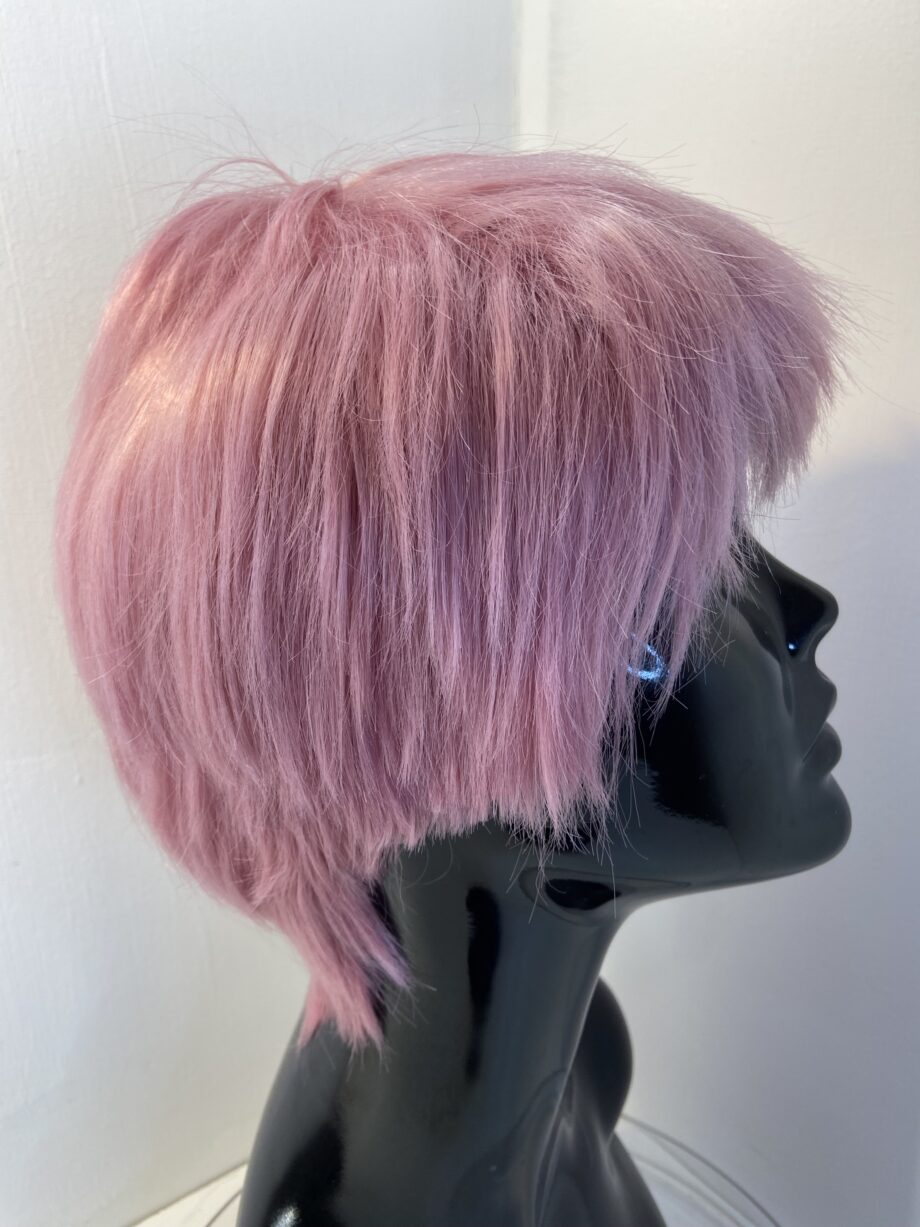 Short pink new wig. Pinkss104