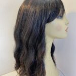 Stunning long dark brown wavy wig. Brlw109