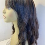 Stunning long dark brown wavy wig. Brlw109