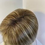 Stylish brown highlighted wig. Brms112