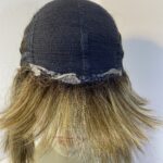 Stylish brown highlighted wig. Brms112
