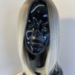 Silky blonde rooted wig. Blms114