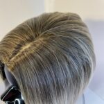 Silky blonde rooted wig. Blms114