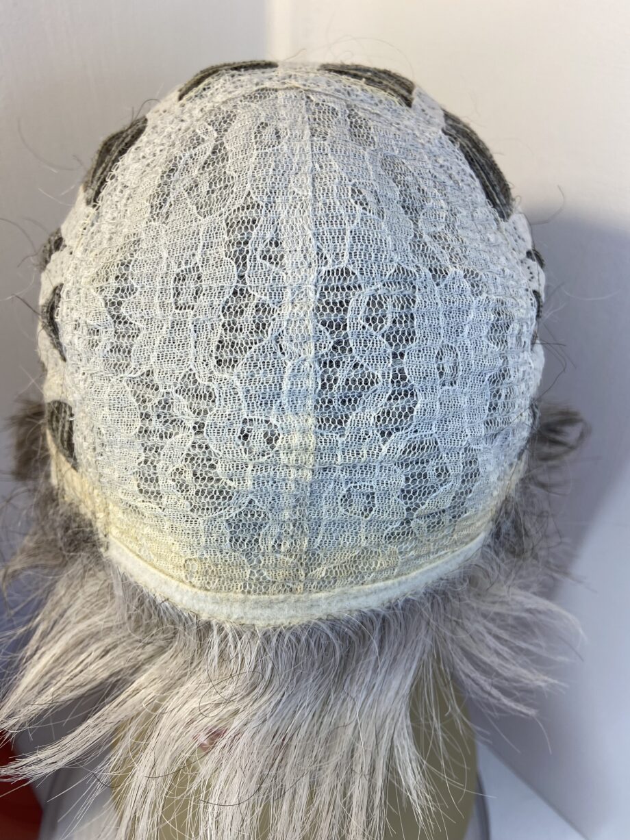 Rene of Paris silver grey wig. Bgss680