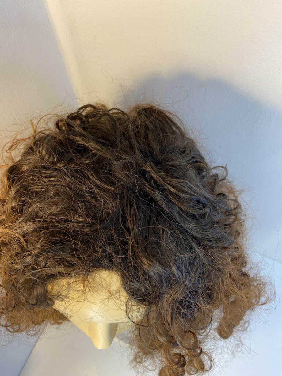 Curly long brown wig. Brlc5017