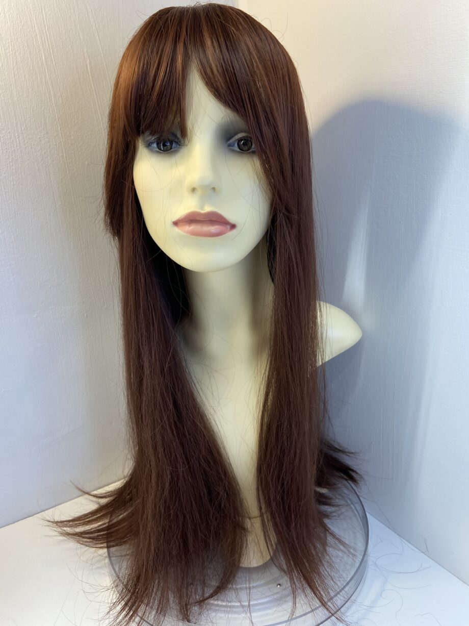 Extra long auburn brown wig. Brls5018