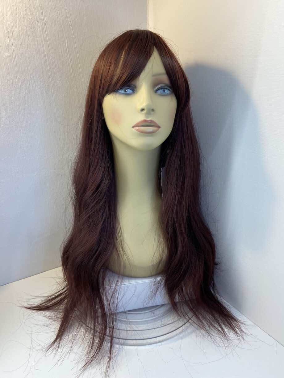 Stunning auburn new long wig. Brls3359