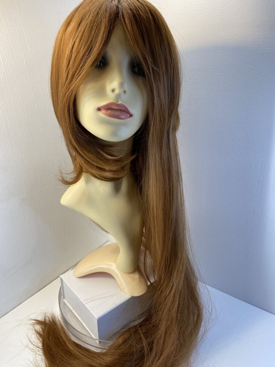 Very long copper wig. Cols3361