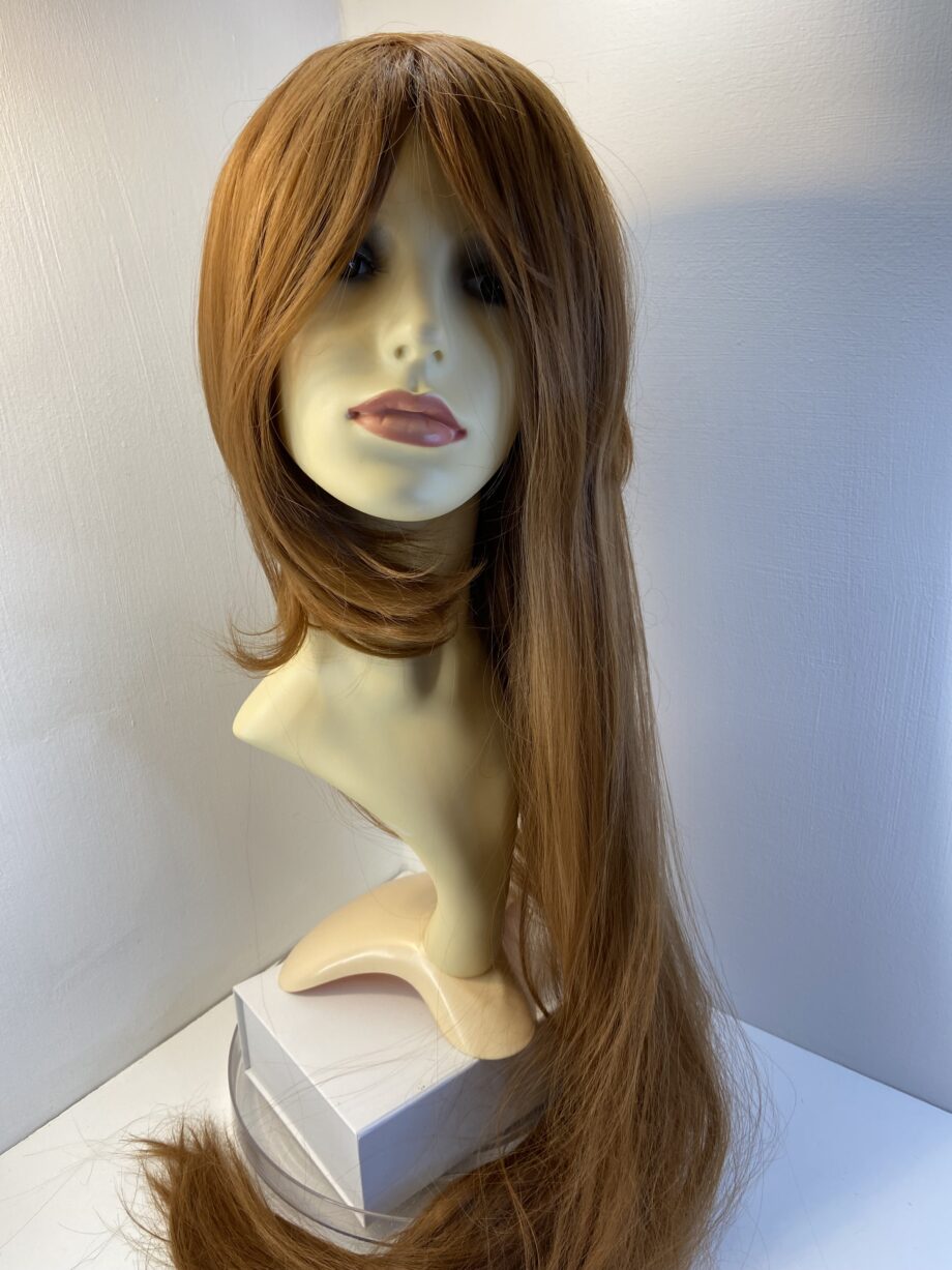 Very long copper wig. Cols3361