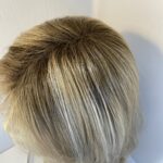Long blonde rooted wig. Blls653