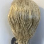 Blonde shiny wig. Blms654