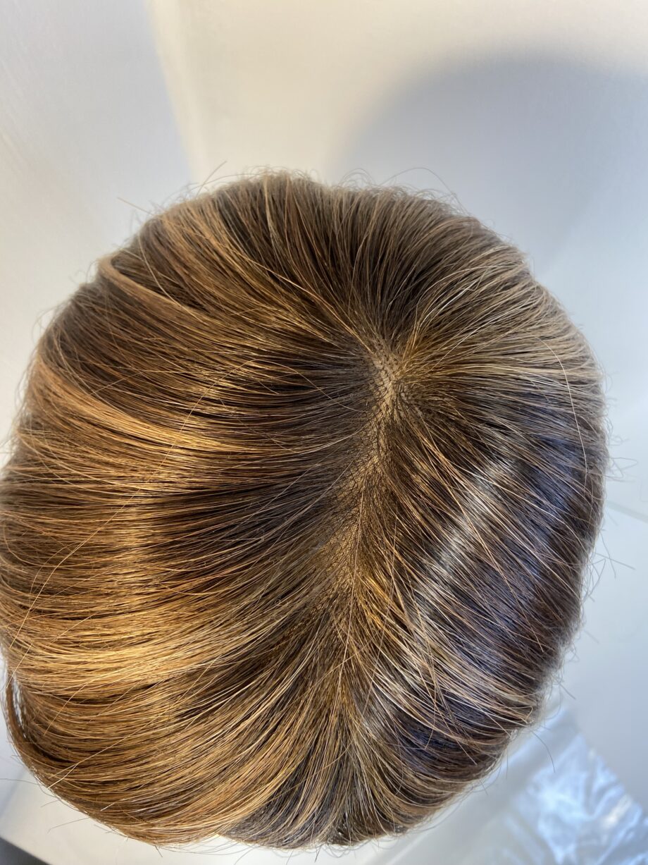Rene of Paris brown highlighted wig. Brss3370