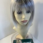 Silver rooted mid  lenght wig. Bgms682