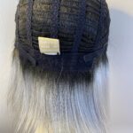 Silver rooted mid  lenght wig. Bgms682