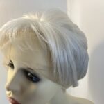 New soft cap white silver wig. Wss3379