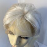 New soft cap white silver wig. Wss3379