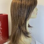Long ginger brown Rene of Paris wig. Bbrls690