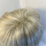 Very light blonde Noriko wig. Blss5025