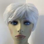 As new white short wig. Wss118