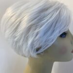 As new white short wig. Wss118