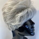New short silver grey wig. Gsw771