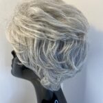 New short silver grey wig. Gsw771