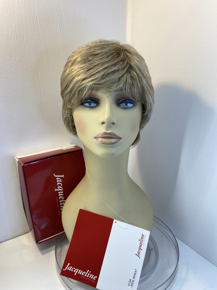 New boxed blonde wheat  designer wig. Bblsw694