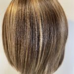 Brown mid length wig. Brms141